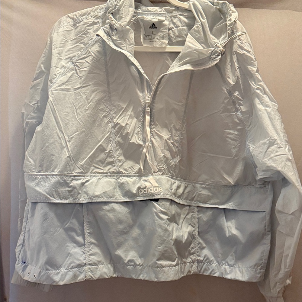 Adidas Women's Sky Blue Utility Jacket